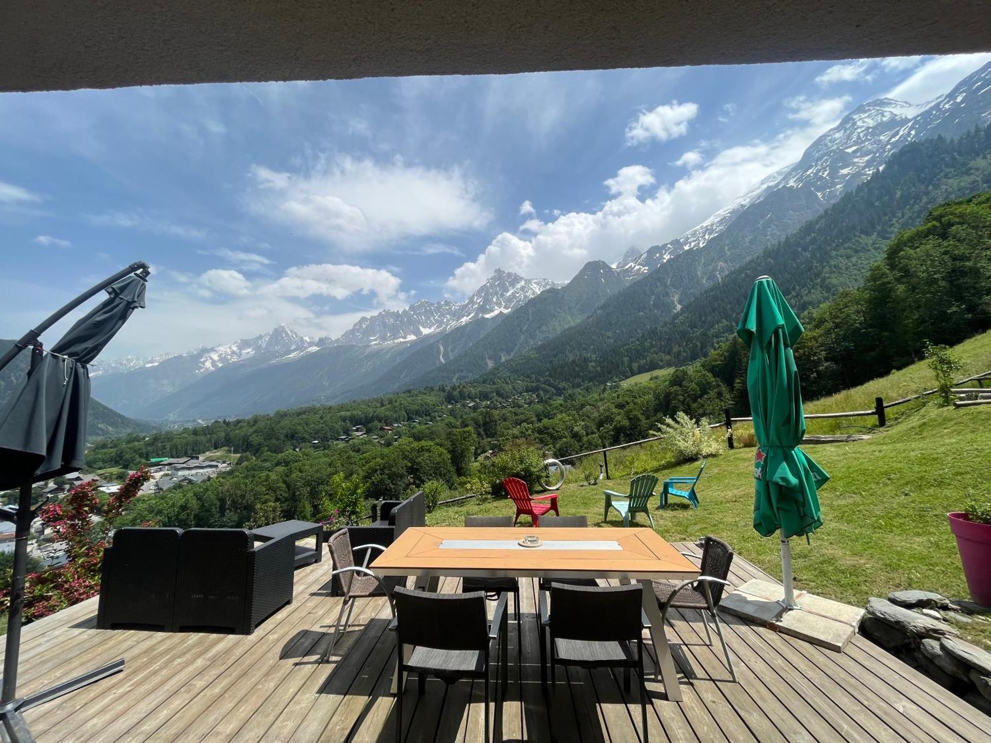 Amazing View Appartement Du Chalet Les Houches Exterior foto