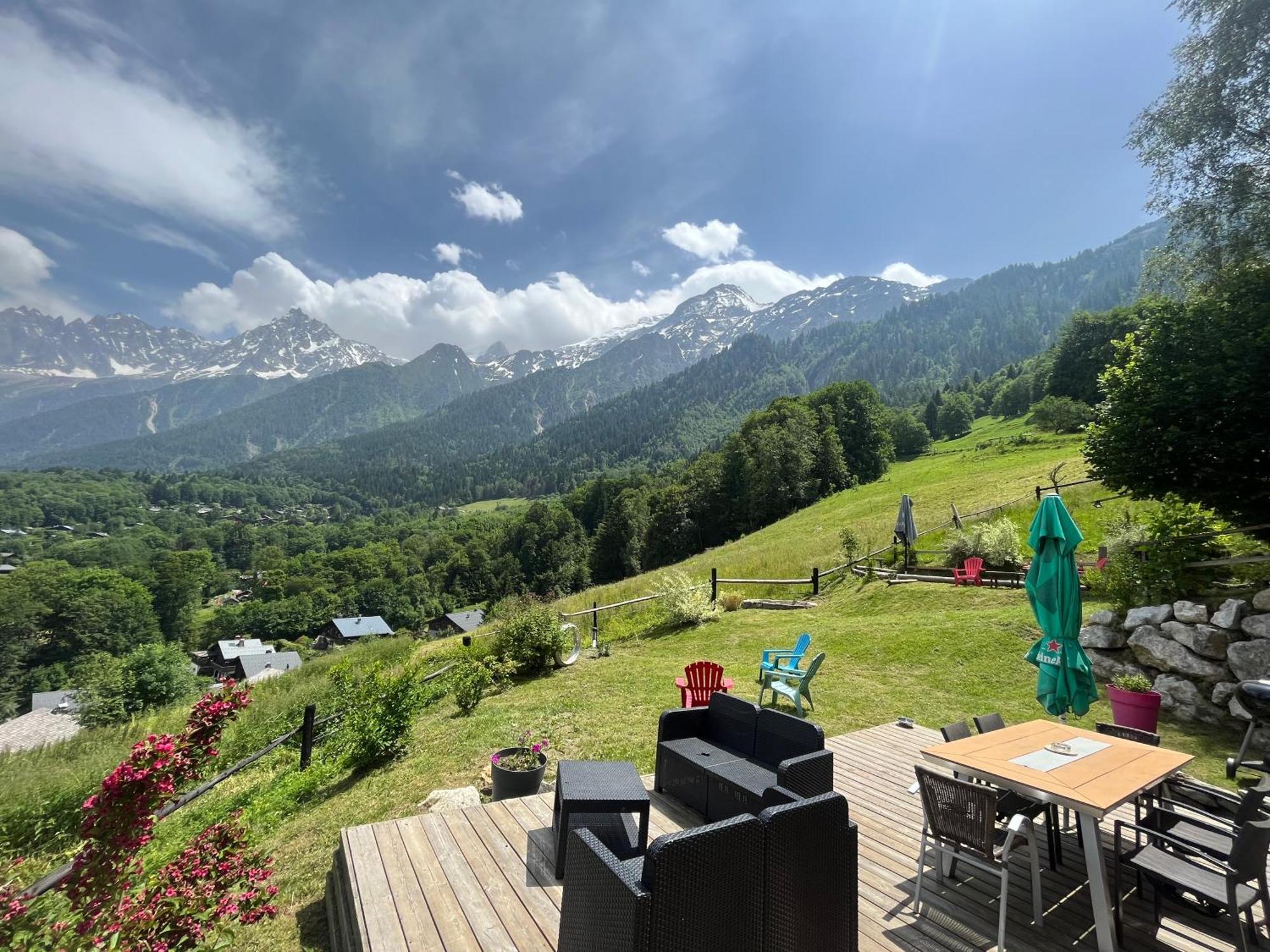 Amazing View Appartement Du Chalet Les Houches Exterior foto